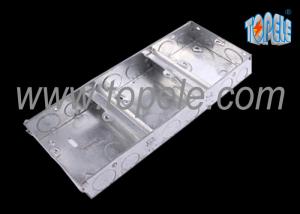  Electrical Metallic Ceiling Outlet Box Covers 1 + 1 + 1 Gang Conduit Manufactures