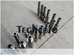  AMMT Pin Coil Tubing Connector / Alloy Steel CT Thread Connector Easy Installed Manufactures
