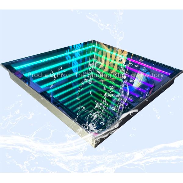 Full Color LED Dance Floor Interactive Floor Tiles Brick Lights