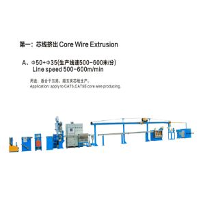 China Industrial Wire And Cable Making Machine CAT6 CAT6A Wire Making Equipment on sale
