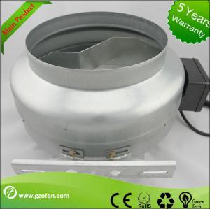  4 Inch Circular Inline Exhaust Blower / Industrial Inline Duct Fans Energy Saving Manufactures