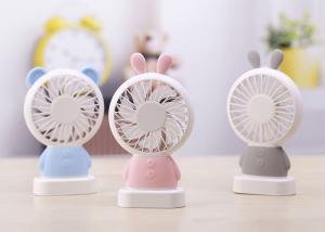 China Linglong Rabbit light fan / rechargeable korea advertising hand operated fan giveaway on sale