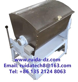 RDH Series Sachima Caramel Treats 50kg/batch Horizontal Dough Mixing Machine, Snacks Dough Kneader/ Flour Mixing Machine