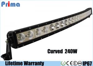 China 6000K 50 Inch LED Light Bar / PC Lens 21600lm Single Row 240w LED Light Bar  on sale