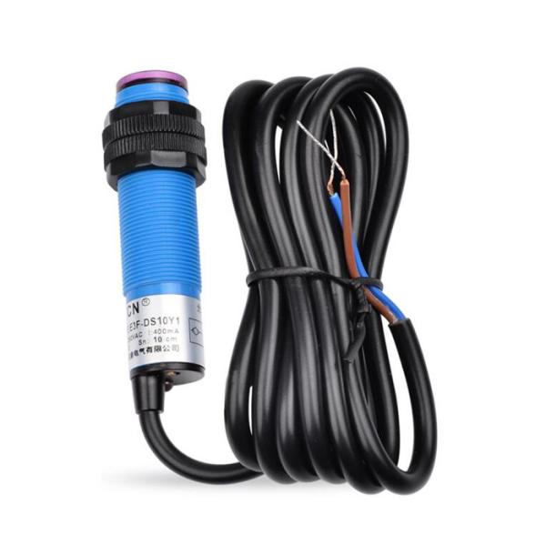 Quality E3F-DS10Y1 Photoelectric Switch Diffuse Reflection Two-Line AC Normal Open Infrared Photoelectric Proximity Switch Sensor for sale