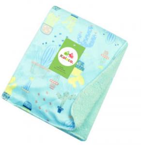 China Double side printed soft polar fleece baby knitted blanket for baies, Knitted baby quilt blanket,  100%polyeste on sale