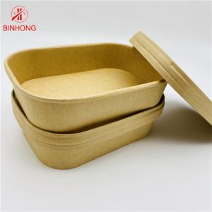 China Eco Friendly Disposable 750ml Kraft Paper Food Container on sale