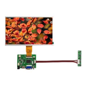 China Custom Industrial HDMI LCD Display 10.1 Inch 500nits IPS 1024x600 RGB Interface TFT Touch Display Wide Temperature on sale