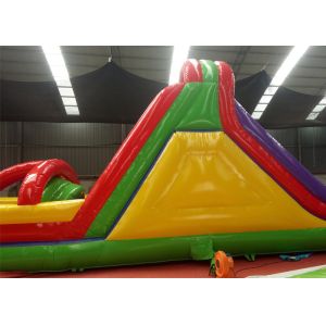 Multi - Function Classical Obstacle Course Jump House Four Suture Technology