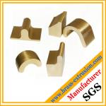 Brass bathroom parts extrusion profiles building decoration 5~180mm Brushed,