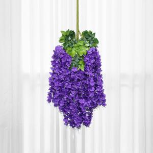  Outdoor Artificial Flower Vine Plastic Orchid Vine Hanging Flower Manufactures