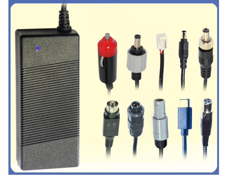 AC DC battery charger input 100v~240v 50-60hz 11.1v 12.6v 14.8v 16.8v 10.8v 4000ma 4a li-ion laptop battery charger