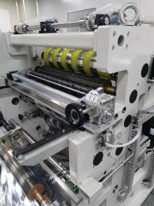 China Multi Functional 120mm Automatic Roll Slitter Servo Motor Driven Paper Slitter Rewinder Machine on sale