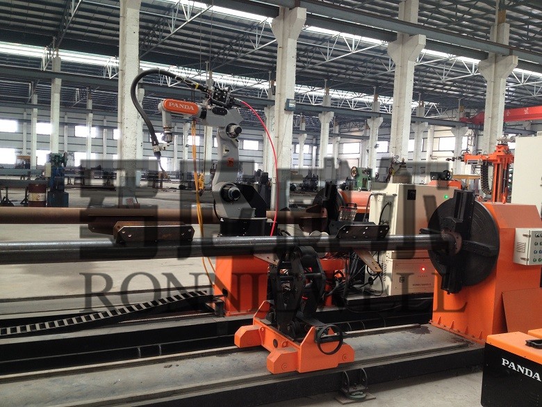 Pipe Prefabrication Robot Welding Machine With ABB / OTC Robot Body