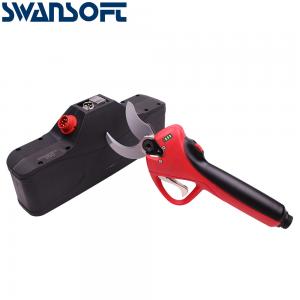 China Swansoft LED Display lihium Battery Shear diameter 40MM apple tree Electric Pruning Shears Electric Pruner on sale