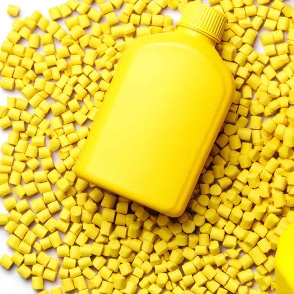 Antiblock EVA Foaming Agent Masterbatch Yellow Color For Cosmetic Bottle Molding