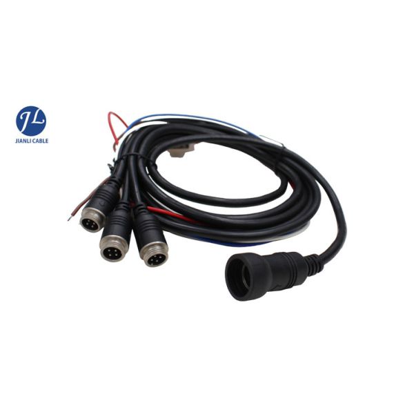 Custom 13 Pin Din Cable Extension Wire For Vehicle Rearview Backup System