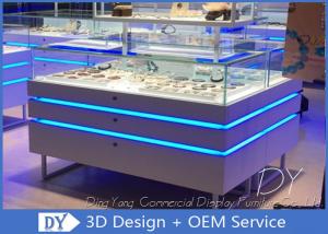 China OEM Unique Jewelry Showcase Display Spray Painting / Jewelry Store Display Cases on sale