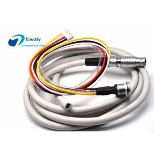  Hybrid Mixed Electrical Fluid System Connectors 7pin Lemo 2B Gasline Custom Power Cables Manufactures