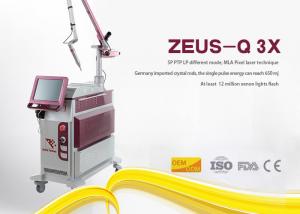 10Hz Frequency Laser Tattoo Removal Machine Q Switched Nd Yag Picosecond Pigment Treatment Manufactures
