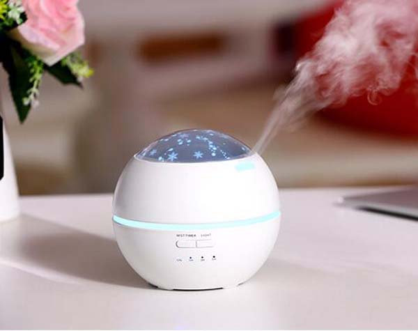 Essential Oil Diffuser 150ML Shadow Wood Grain Ultrasonic Aroma Diffuser Humidifier