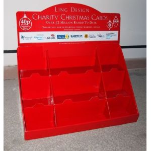 Buy cheap 100% recyclable counter cardboard diplays for gift card, DVD, magazine from wholesalers