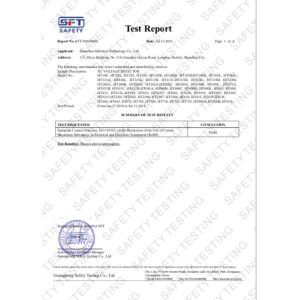 Dongguan Habotest Instrument Technology Co.,Ltd Certifications
