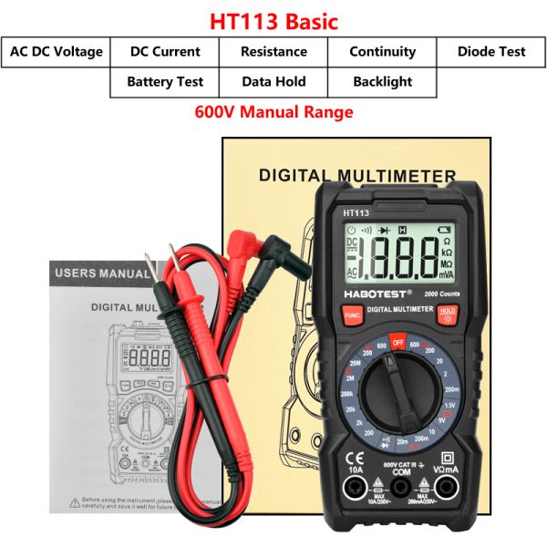 200V Handheld Voltage Tester , 200mA Pocket Voltage Tester