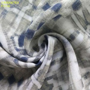 Buy cheap F5729 100%polyester chiffon 50D 60GSM printing, silver and gild foil available from wholesalers