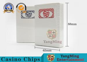 China Original Entertainment Poker Playing Cards PVC Plastic Waterproof Gambling Table Cards Custom on sale