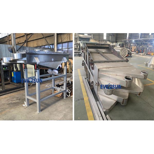 Small Single Deck Linear Vibrating Sieve Screen Machine For Coffee Beans Coal