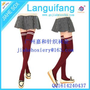China Custom Sex Hot Teen Girl Knee High Tube Socks on sale