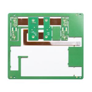  4 Layer HDI Rigid Flex PCB Board Immersion Gold 4mil Green Solder Mask Manufactures