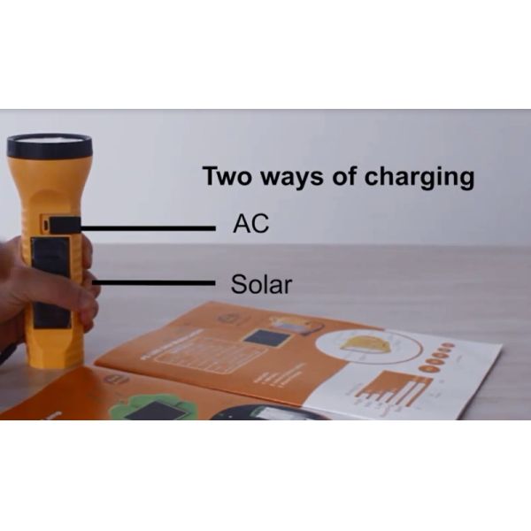 CE Solar Powered Book Light , 3.2V 250mAh LiFePO4 Solar Panel Torch
