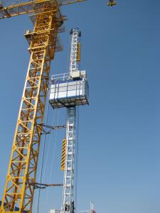 Goods Construction Hoist Elevator for Building , Scaffold Hoists