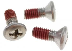  Cross Oval Head Nyloc Screws Stainless Steel 304 Nyloh Patch Thread for Security Manufactures