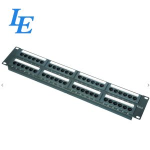  19 Inch Rackmount Cat5e 110 Style Patch Panel Manufactures