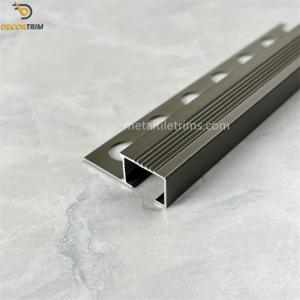  Stair Tread Nose Straight Edge Tile Trim Corner YJ-020 12.6mm Manufactures