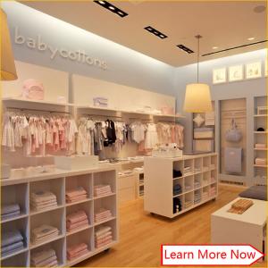 China New China hot sale fashion baby clothing stores,shop display fitting clothing stores on sale