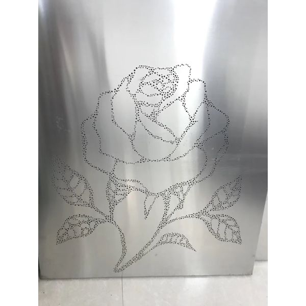 Laser Cut Perforated Wire Mesh Stainless Steel 2.0m Width