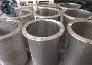  Welded Wedge Wire Filter For Chemical / Environmental Protection Industry Manufactures