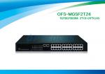12G Fiber Optic Managed Switch 2 SFP 1000 BASE - Fx 24 10 / 100 / 1000 BASE - Tx