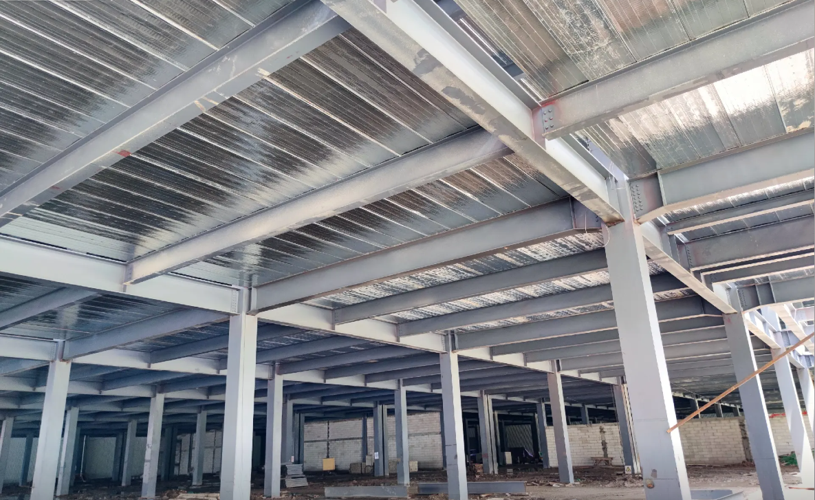 Customized Multi Storey Steel Frame Construction Prefabricated