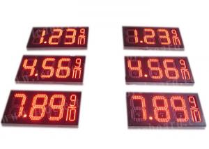  8.88 9 / 10 Led Gas Price Display , Digital Gas Station Price Signs Outdoor Type Manufactures
