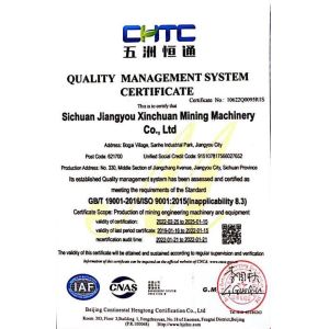 Sichuan BENO Energy Conservation and Environmental Protection Technology Co., Ltd. Certifications