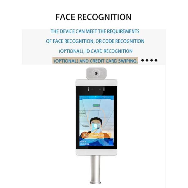 IP54 RK3288 Face Recognition Time Attendance System PCAP