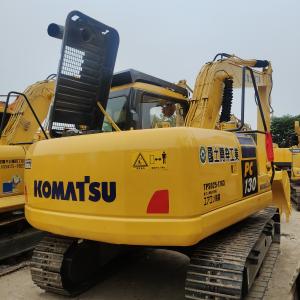 China PC130 Used Komatsu Excavator 13 Ton Hydraulic Crawler Excavators on sale