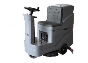  Fast Cleaning Ride On Floor Scrubber Dryer Electronic Throttle Control Manufactures