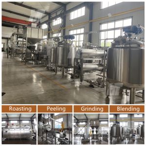Buy cheap 300-2000KG/H Peanut Butter Production Line Peanut Butter Milling Machine LNG from wholesalers