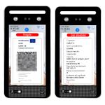 EU QR Code Reader Face Recognition Access Control With C19 App Certificates